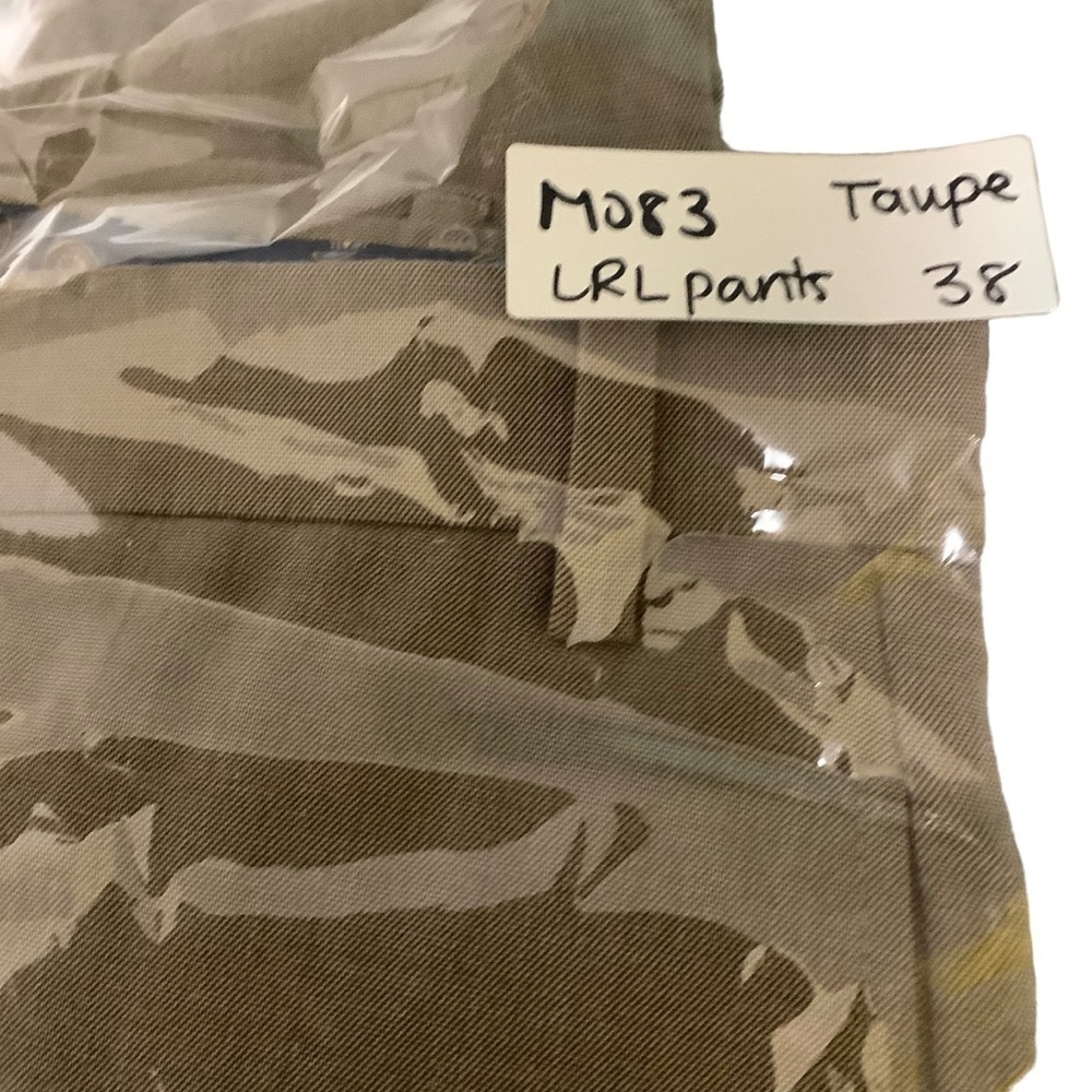 Lauren Ralph Lauren Slacks Sz 38W 30L Taupe - Picture 9 of 9